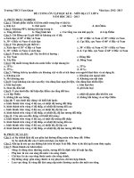 De cuong on tap Dia Ly lop 6