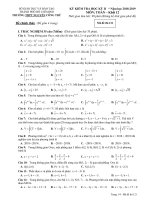 Đề thi HK2 Toán 12 năm 2018 - 2019 trường THPT Nguyễn Công Trứ - TP HCM - TOANMATH.com