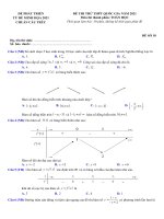 18  đề thi thử TN THPT 2021   môn toán   bộ đề chuẩn cấu trúc minh họa   đề 18   file word có lời giải