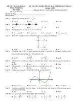 10  đề thi thử TN THPT 2021   môn toán   bộ đề chuẩn cấu trúc minh họa   đề 10   file word có lời giải