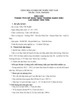 BAN THANH TICH CO XUAN 2013