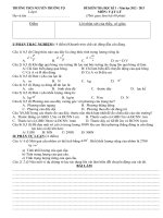 De thi HKI 1213 Ly 6