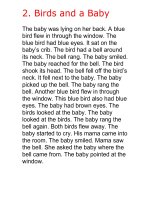 Nhung mau chuyen tieng anh danh cho tre em 2 Birds and aBaby