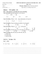 DE TOAN LOP 4 LE LOI THI THU 2013