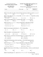 LUYỆN đề 2k3 đề thi thử TN THPT chuyên lê khiết quảng ngãi   anh nguyễn tuấn linh 