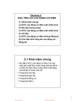 Slide truyền động điện đại học bách khoa hà nội chương 2 đặc tính cơ của động cơ điện 