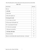 Một số biện pháp giúp học sinh lớp 5 khắc phục lỗi sử dụng quan hệ từ theo mô hình VNEN - SKKN