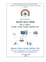 Giáo trình mạng máy tính (nghề công nghệ thông tin)   cđ công nghệ và nông lâm nam bộ 