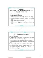 Slide truyền động điện đại học bách khoa hà nội chương 3 điều chỉnh các thông số đầu ra của động cơ điện 