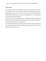 Tính toán, thiết kế hệ thống xử lý nước thải sinh hoạt cho KDC mỹ thạnh hưng 