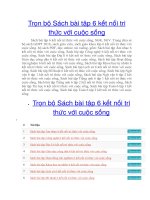 Trọn bộ sách bài tập 6 kết nối tri thức với cuộc sống 