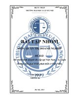 Mô hình kinh doanh đa cấp tại Việt Nam – Lý luận và thực tiễn quá trình phát triển ở Việt Nam