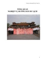 Giáo trình Tổng quan nghiệp vụ hướng dẫn du lịch - CĐ nghề Du lịch Vũng Tàu