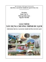 Giáo trình Xây dựng chương trình Du lịch - CĐ nghề Du lịch Vũng Tàu