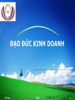 Slide đạo đức kinh doanh 