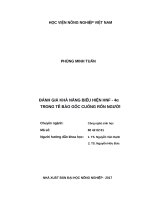 Đánh giá khả năng biểu hiện HNF   4α trong tế bào gốc cuống rốn người 