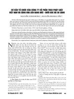 Cơ cấu tổ chức của công ty cổ phần theo pháp luật Việt Nam và cộng hòa Liên Bang Đức - Dưới góc độ so sánh