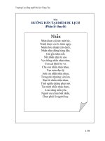 Giáo trình Hướng dẫn tại điểm du lịch (Phần lý thuyết) - CĐ nghề Du lịch Vũng Tàu