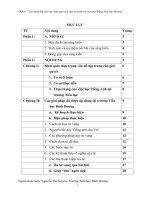 Tạo hứng thú cho học sinh qua cách dạy và kiểm tra từ vựng Tiếng Anh cấp tiểu học - SKKN