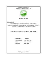 Khoá luận tốt nghiệp Đại học: Thực hiện quy trình chăm sóc, nuôi dưỡng, chẩn đoán và điều trị bệnh cho chó tại bệnh xá Thú y, trường Đại học Nông Lâm Thái Nguyên