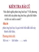 PHUONG TRINH HOA HOC