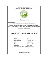 Khoá luận tốt nghiệp Đại học: Thực hiện quy trình chăm sóc, nuôi dưỡng và phòng trị bệnh cho đàn gà Ác giai đoạn 1-10 tuần tuổi nuôi tại Trại gia cầm Khoa Chăn nuôi - Thú y trường