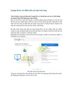 Google Drive voi 5GB mien phi sap trinh lang