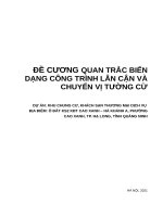 Quan trắc chuyển vị đỉnh cừ The Ruby -HL