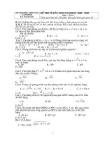 de thi lop 10 cac tinh nam 20092010