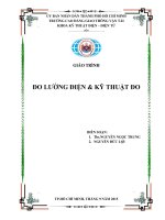 Giáo trình Đo lường điện và Kỹ thuật đo: Phần 1 - CĐ Giao thông Vận tải