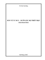 Bàn về Tư duy  dưới góc độ của Triết học.