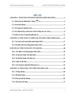 Đồ án xây dựng Bê tông 2  Khung nhà  UTE