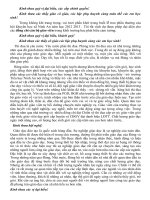 bai phat bieu cua Gv trong le khuyen hoc