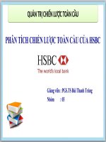 Phân tích Chiến lược toàn cầu của HSBC
