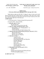 Thong bao ve cau truc de thi tuyen sinh lop 10 THPT namhoc 20132014 cua SGDDT