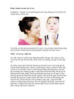 Dung vitamin an toan cho tre em
