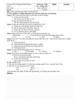 Kiem tra 1 tiet Tieng Viet 7