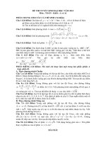 DAP AN TOAN KHOI A A1 NAM 2013