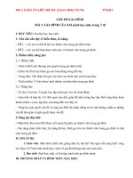 GIÁO án TNXH lớp 1 SACH CHAN TROI SANG TAO 