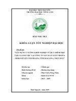 Khoá luận Tốt nghiệp Đại học: Xây dựng ý tưởng khởi nghiệp từ quá trình học tập và làm việc tại công ty sản xuất giấy Showa Shiko huyện Toyohama, tỉnh Kagawa, Nhật Bản