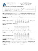 Đề thi môn Phương pháp tính - Trường Đại học Bách Khoa TP.HCM