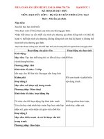 GIÁO án đạo đức lớp 1 cả năm SÁCH CHÂN TRỜI SÁNG tạo mới 