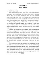 Tính toán thiết kế hệ thống xử lý nước thải sinh hoạt cho khu nghỉ dưỡng twin doves golf club và resort thị xã thủ dầu một bình dương công suất 3 000 m3ngày 