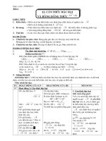 Ds9 Tiet 2 Can bac 2 va Hang dang thuc