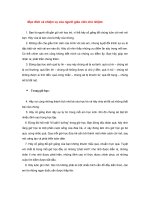 Nhung dieu GVCN can luu y