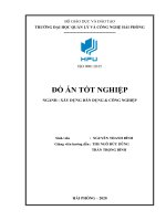 Đồ án tốt nghiệp xây dựng dân dụng và công nghiệp trường THPT lào cai 