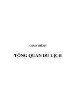 GIÁO TRÌNH TỔNG QUAN DU LỊCH