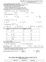 KT giua ky 2 toan 6 De 4