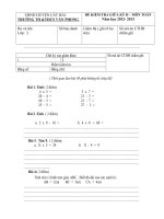 De kiem tra GKII mon Tieng Viet lop 2