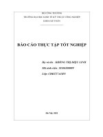 báo cáo thực tập tốt nghiệp công ty cổ phần tràng an